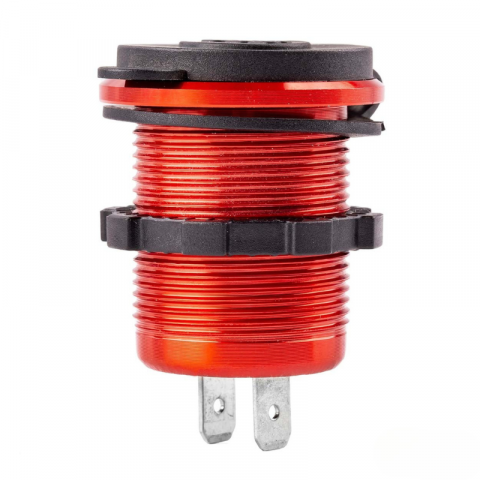 Incarcator Auto Incastrabil 12/24V, 2x USB, Impermeabil [2]