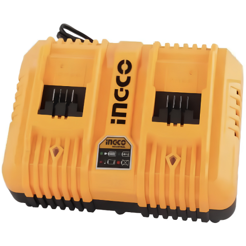 Incarcator dublu rapid 20V 4A, pentru 2 acumulatori, sistem inteligent [4]