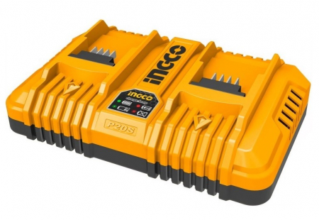 Incarcator rapid dublu, 20V, Li-ion, statie de incarcare acumulatori [1]