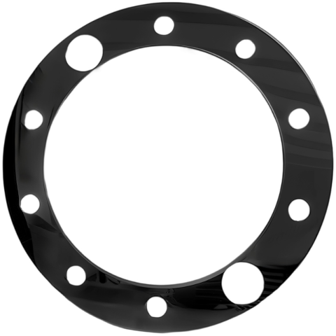 Elemente Caroserie - Inel de siguranta TruckKing, capace roti Ameryka 22.5", negru lucios, 10 gauri, PCD 335mm