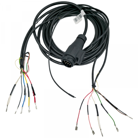 Instalatie electrica remorca cu stecher 13 pini, L 7m + 5m cablu gabarit, conectori papuci mama [2]