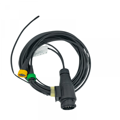 Instalatie electrica remorca cu stecher 13 pini, L 4.4m, 2 x mufe 5 pini baioneta, 4.2m cablu gabarite [1]
