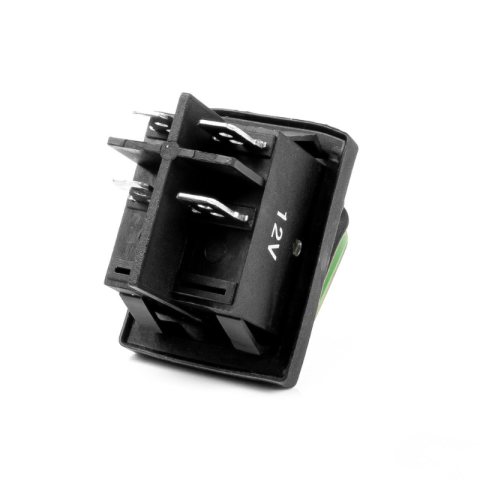 Intrerupator Auto Dreptunghiular cu Lumina Verde [2]