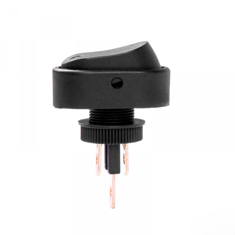 Intrerupator Auto Eliptic 12/24V max 30A, ON/OFF, cu Lumina Galbena [2]