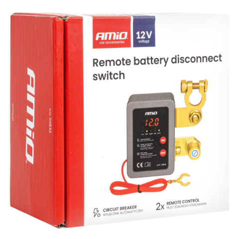 Intrerupator Baterie cu Telecomanda, 12V, 240A, pentru Deconectare Alimentare [5]