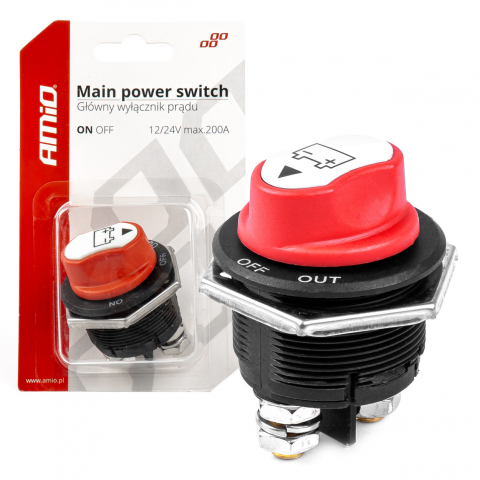 Intrerupator Contact Principal Curent Auto, 12/32V, 200A Continuu / 1000A Varf