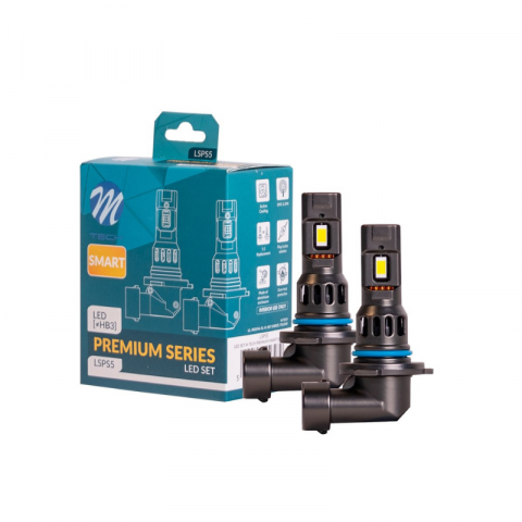 Kit 2 Becuri LED HB3  seria Premium Smart, 4000Lm, 6000K, 12V [0]