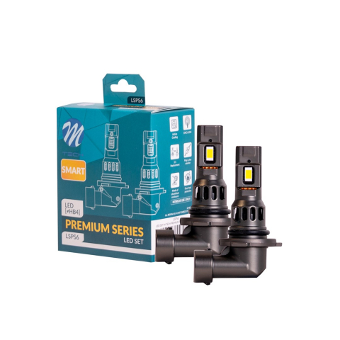 Kit 2 Becuri LED HB4  seria Premium Smart, 4000Lm, 6000K, 12V