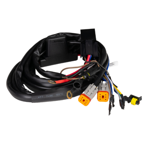 Kit cablaj cu releu si siguranta cu 2 iesiri, mufe DT 6 pini, pentru proiectoare, Led Bar, 320W, 12V [0]