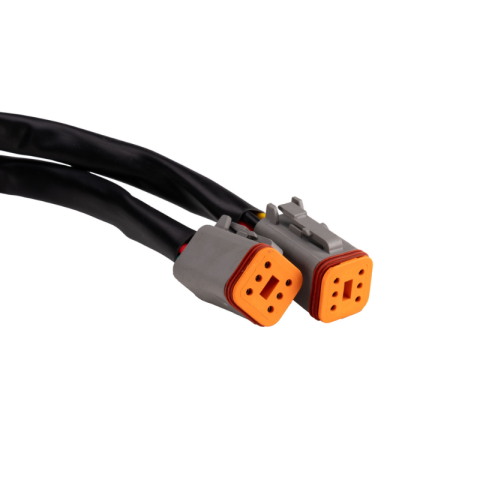 Kit cablaj cu releu si siguranta cu 2 iesiri, mufe DT 6 pini, pentru proiectoare, Led Bar, 320W, 12V [1]