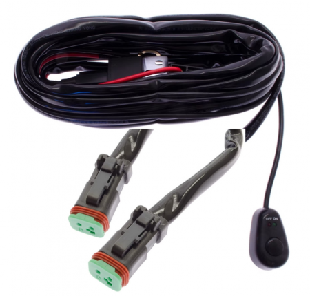 Kit cablaj cu releu si siguranta cu 2 iesiri, pentru proiectoare - Ledson 3346016