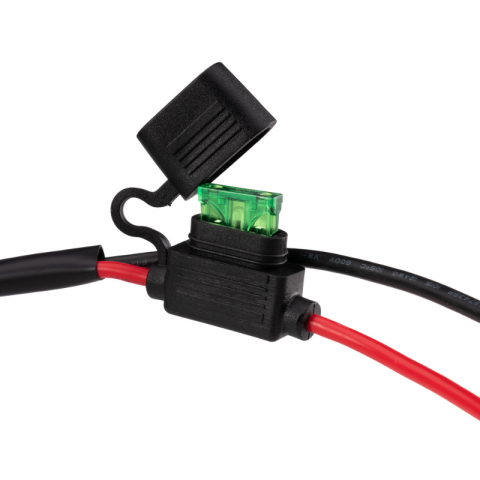 Kit cablaj cu releu si siguranta cu o iesire, mufa DT 4 pini, pentru proiectoare, Led Bar, 180W, 12V [5]