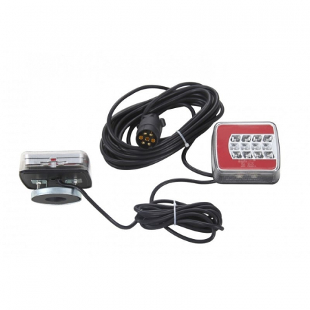 Kit complet instalatie remorca cu lampi, cablu 7.5 x 2.5m, LED - Truck LED L1852