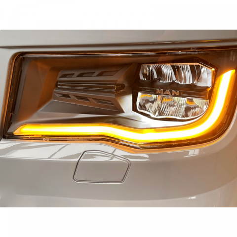 Lumini, Becuri, Proiectoare - Kit conversie pozitie portocalie Man TGX 2020+, modul LED