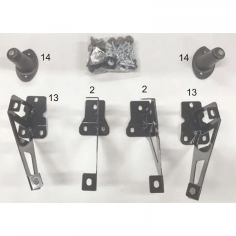 Parasolare si accesorii - Kit de montare pentru parasolar Mercedes StreamSpace, Arocs, StreamSpace 2500mm cu oglinda