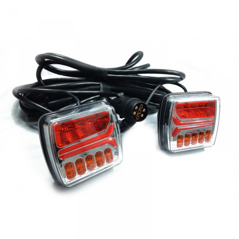Kit lampi LED, 3 functii, efect neon, 7.5m, 7 pini, 12V, 11.02 x 10.26cm [1]