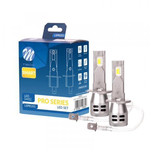 Set Becuri LED Auto H1 Smart Series, 42W, 4600lm, 6000K, IP65, 12V, Canbus
