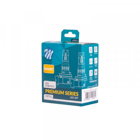 Kit 2 Becuri LED H11, seria Premium Smart, 4000Lm, 6000K, 12V [2]