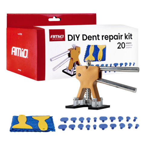 Noutati - Kit Reparatii Caroserie Auto PDR, Extractor Lovituri, 20 Adaptoare