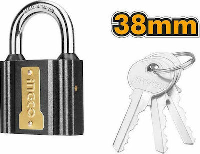 Casa si gradina - Lacat 38mm cu protectie la ploaie + 3 chei