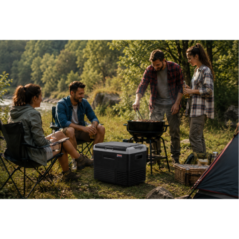 Frigider Portabil cu Compresor, 40L, 12/24/230V, Control Bluetooth [10]