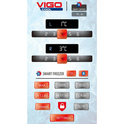 Frigider Portabil cu Compresor, 40L, 12/24/230V, Control Bluetooth [7]