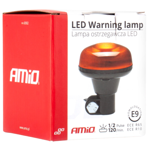 Lampa avertizare LED, girofar, 18 LED, 12/24V, IP56, 120 flash/min [5]