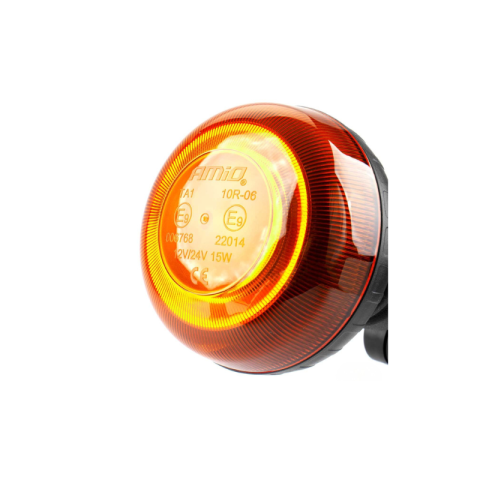 Lampa avertizare LED, girofar, 18 LED, 12/24V, IP56, 120 flash/min [1]