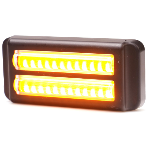 Stroboscoape Auto - Lampa avertizare, stroboscop LED auto, 12-24V, IP6K9K, 24 LED, Galben