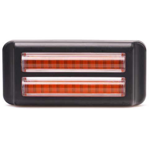 Lampa avertizare, stroboscop LED auto, 12-24V, IP6K9K, 24 LED, Galben [1]