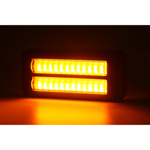 Lampa avertizare, stroboscop LED auto, 12-24V, IP6K9K, 24 LED, Galben [8]