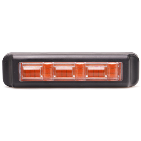 Lampa avertizare, stroboscop LED auto, 12V 24V IP6K9K 18 LED galben [1]