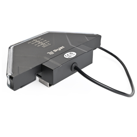 Lampa de avertizare de colt, stroboscop LED portocaliu, 18 LED x 3W, 13.5 x 19.6 cm , 12/24V, R10, R65, IP67 [6]