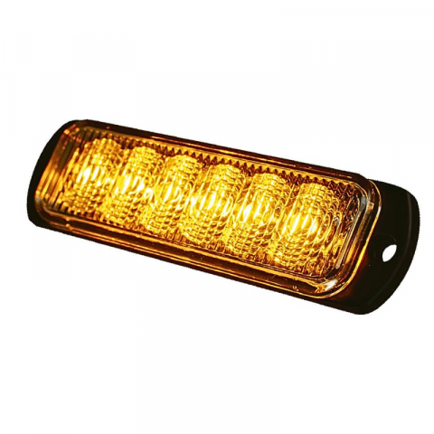 Stroboscoape Auto - Lampa de avertizare stroboscopica Albastra, 12/24V, 11.3 x 2.9cm