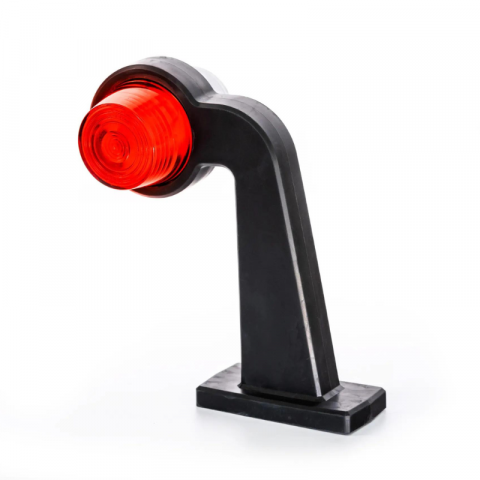 Lampa de gabarit cu brat lung, RETRO, alb / roșu, 12/24V, 19.5cm, tip L [1]