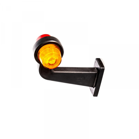 Lampa de gabarit cu brat lung, RETRO, galben / rosu, 12/24V, 19.5cm, tip L [0]