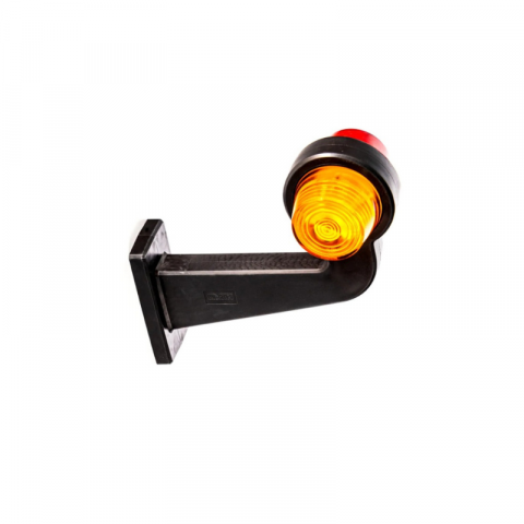 Lampa de gabarit cu brat lung, RETRO, galben / rosu, 12/24V, 19.5cm, tip L