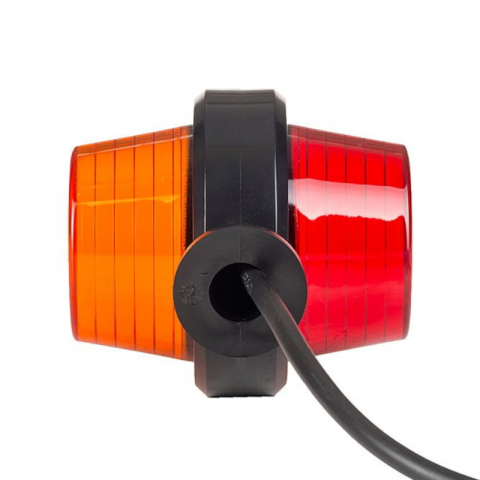 Lampa de Gabarit LED, Brat Scurt, Efect NEON, 12/24V, Galben-Rosu, 10.7cm [6]