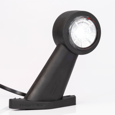 Lumini, Becuri, Proiectoare - Lampa de gabarit LED, cu brat oblic scurt si cablu, 13.3cm, din cauciuc flexibil, 12/24V