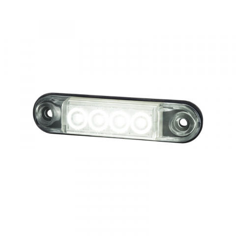 Lumini, Becuri, Proiectoare - Lampa de gabarit LED SLIM Rosu, Alb, Galben, 12/24V, IP68, 7.75 x 1.85 x 1.09cm