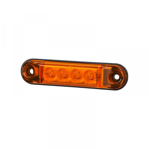 Lampa de gabarit LED SLIM Rosu, Alb, Galben, 12/24V, IP68, 7.75 x 1.85 x 1.09cm [1]