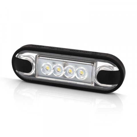Lampa de Gabarit LED Slim, Rosu, Alb sau Portocaliu,12/24V, IP68, 8.42 x 27.7 x 1.1cm, suprafate plane sau curbate [5]