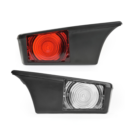 Lampa de gabarit pentru plafon SKYLED ORM, alb-rosu, SCANIA Seria 2 [2]