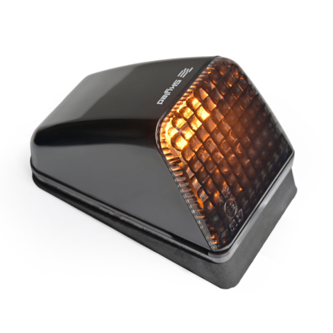 Lampi interior, Plafoniere - Lampa de gabarit pentru plafon VOLVO, LED portocaliu, dispersor fumuriu, 24V
