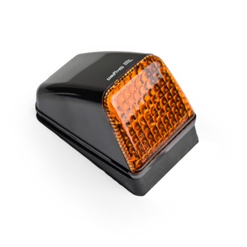 Lampi interior, Plafoniere - Lampa de gabarit pentru plafon VOLVO, LED portocaliu, dispersor portocaliu, 24V