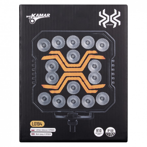 Lampa de lucru LED Spider, 4200Lm, 60W, 13.4 x 14.68cm, IP68 [2]