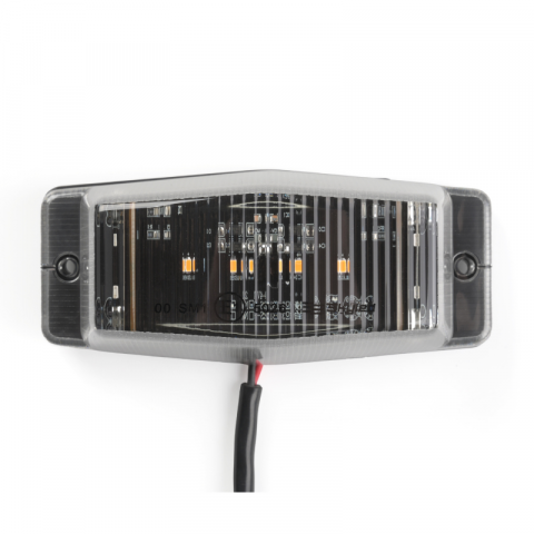 Lampa LED Double Burner 24V, 12,7 x 5,5 cm, portocalie, 8 LED-uri, lumini gabarit, lampa pentru camioane si TIR-uri [1]
