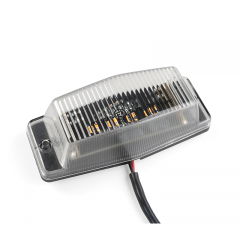 Lampa LED Double Burner 24V, 12,7 x 5,5 cm, portocalie, 8 LED-uri, lumini gabarit, lampa pentru camioane si TIR-uri [3]