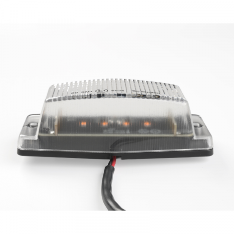 Lampa LED Double Burner 24V, 12,7 x 5,5 cm, portocalie, 8 LED-uri, lumini gabarit, lampa pentru camioane si TIR-uri [2]
