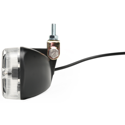 Lampa de pozitie LED TALMU, 24V, alb, dispersor transparent, suport reglabil, montaj sub bara [3]